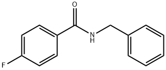 N-苄基-4-氟苯甲酰胺,725-38-2,结构式