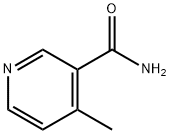 4-メチル-3-ピリジンカルボアミド 化学構造式