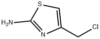 4-(クロロメチル)-2-チアゾールアミン 化学構造式
