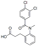 3-[2-[(3,4-dichlorobenzoyl)-methyl-amino]phenyl]propanoic acid 结构式
