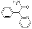 2-フェニル-2-(2-ピリジル)アセトアミド 化学構造式