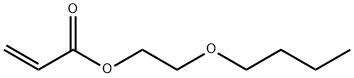 アクリル酸2-ブトキシエチル 化学構造式