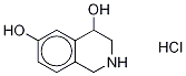 1,2,3,4-テトラヒドロ-4,6-イソキノリンジオール塩酸塩 化学構造式