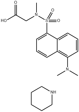 DANSYLSARCOSINE PIPERIDINIUM SALT Struktur