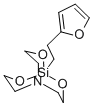 1-[2-(2-フラニル)エチル]-2,8,9-トリオキサ-5-アザ-1-シラビシクロ[3.3.3]ウンデカン 化学構造式