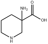 3-AMino-piperidine-3-carboxylicacid Struktur