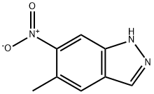 6-NITRO-5-METHYL (1H)INDAZOLE Struktur