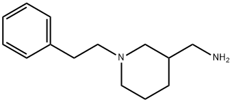 1-(2-PHENYLETHYL)PIPERIDIN-3-YL]METHYLAMINE Struktur