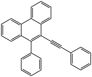 9-PHENYL-10-PHENYLETHYNYLPHENANTHRENE Structure