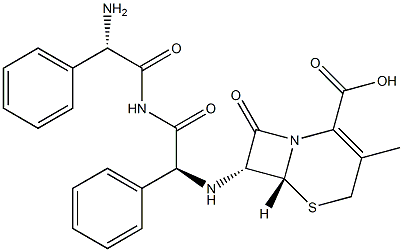 フェニルグリシルセファレキシン 化学構造式