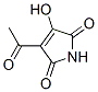 1H-Pyrrole-2,5-dione, 3-acetyl-4-hydroxy- (9CI) 结构式