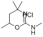 5,6-Dihydro-2-methylamino-4,4,6-trimethyl-4H-1,3-oxazine hydrochloride Structure