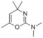 2-Dimethylamino-4,4,6-trimethyl-4H-1,3-oxazine Structure