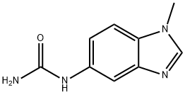 Urea, (1-methyl-1H-benzimidazol-5-yl)- (9CI) 结构式