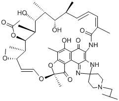 利福布汀, 72559-06-9, 结构式