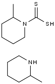 PIPECOLYLDITHIOCARBAMIC ACID PIPECOLINIUM SALT Structure
