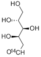 2-脱氧-D-葡萄糖-1-14C, 72561-26-3, 结构式