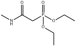 Phosphonic acid, 2-(methylamino)-2-oxoethyl-, diethyl ester Structure