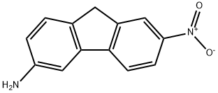 7-Nitro-9H-fluoren-3-amine 结构式