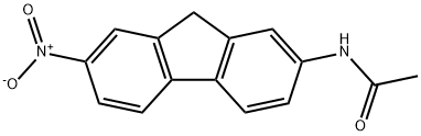 2-ACETAMIDO-7-NITROFLUORENE 结构式
