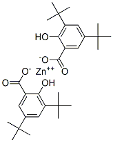 3,5-DI-TERT-BUTYLSALICYLIC ACID, ZINC SALT 结构式