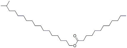ラウリン酸イソステアリル 化学構造式