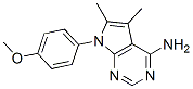 7-(4-METHOXYPHENYL)-5,6-DIMETHYL-7H-PYRROLO[2,3-D]PYRIMIDIN-4-AMINE|7-(4-甲氧基苯基)-5,6-二甲基-7H-吡咯并[2,3-D]嘧啶-4-胺