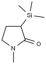 1-Methyl-(3-trimethylsilyl)pyrrolidone-2 结构式