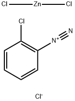 o-chlorobenzenediazonium chloride, compound with zinc chloride  Struktur