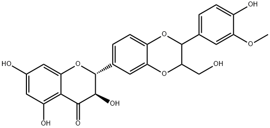 异水飞蓟宾 结构式