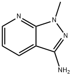 1-甲基-3-氨基-吡唑并[3,4-B]吡啶 结构式