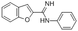 2-Benzofurancarboximidamide, N-phenyl- Structure