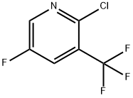 2-Chloro-5-fluoro-3-(trifluoromethyl)pyridine Structure