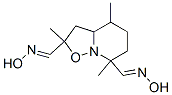 2,4,7-Trimethyl-3,3a,4,5,6,7-hexahydro-2H-isoxazolo[2,3-a]pyridine-2,7-dicarbaldehyde dioxime 结构式
