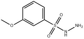 3-メトキシベンゼンスルホノヒドラジド 化学構造式