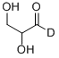 DL-グリセルアルデヒド-1-D 化学構造式