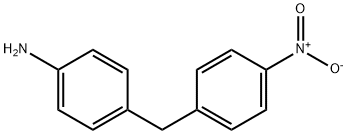 4-[(4-ニトロフェニル)メチル]アニリン 化学構造式
