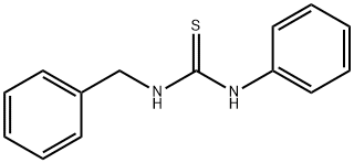 1-BENZYL-3-PHENYL-2-THIOUREA Structure