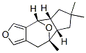 (4S,4aR,7aS,8S)-4,4a,5,6,7,7a,8,9-Octahydro-6,6,8-trimethyl-4,8-epoxyazuleno[5,6-c]furan Struktur