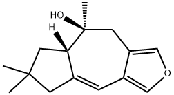 (7aS,8S)-5,6,7,7a,8,9-Hexahydro-6,6,8-trimethylazuleno[5,6-c]furan-8-ol 结构式