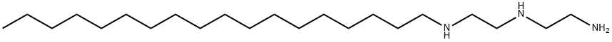 N-(2-アミノエチル)-N'-オクタデシル-1,2-エタンジアミン 化学構造式