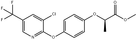 2-(4-((3-Chloro-5-(trifluoromethyl)-2-pyridinyl)oxy)phenoxy)-propanoic acid methyl ester Structure