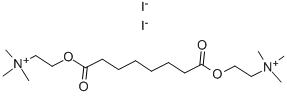 SUBERYLDICHOLINE DIIODIDE,7262-79-5,结构式