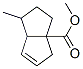 methyl 1-methyl-2,3,4,6a-tetrahydro-1H-pentalene-3a-carboxylate Struktur