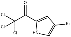 1-(4-BROMO-1H-PYRROL-2-YL)-2,2,2-TRICHLORO-1-ETHANONE Structure