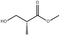 (R)-(-)-3-ヒドロキシイソ酪酸メチル 化学構造式