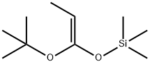 (1E)-1-tert-ブトキシ-1-(トリメチルシリルオキシ)プロペン 化学構造式