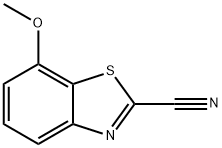 7-甲氧基-2-氰基苯并噻唑, 7267-36-9, 结构式