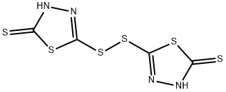 5,5'-ジチオビス[1,3,4-チアジアゾール-2(3H)-チオン] 化学構造式