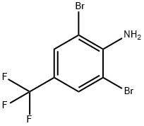 4-氨基-3,5-二溴三氟甲苯, 72678-19-4, 结构式